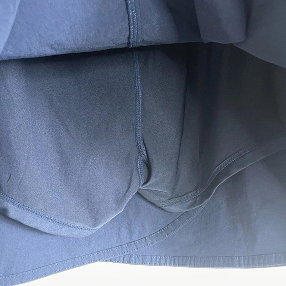 Eddie Bauer Tulip Hem ladies skort Large Navy Blue - Picture 7 of 11